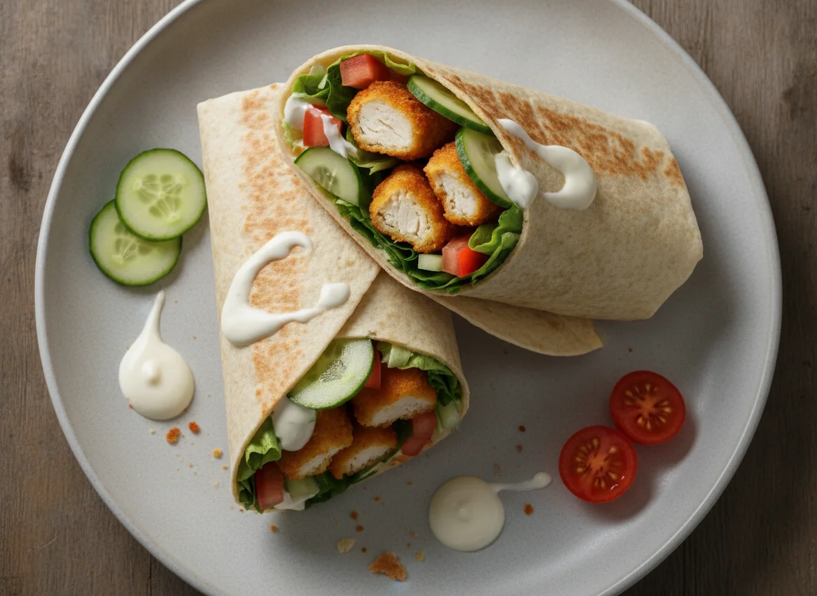 Air fryer Nuggets Wrap photo