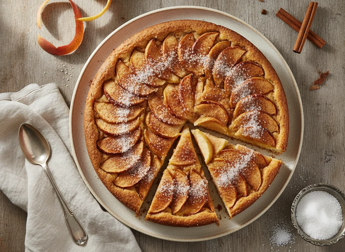 Apfelkuchen mit Zimt photo