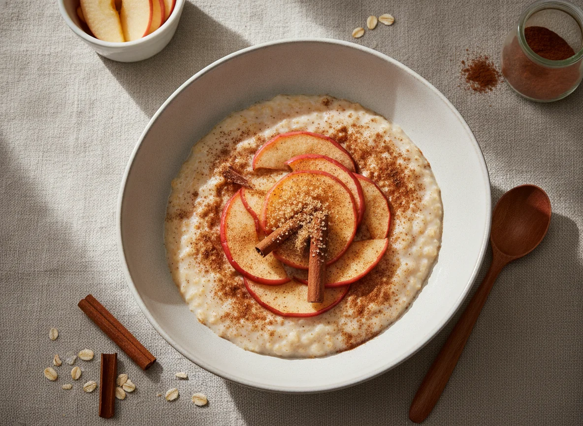 Apfel-Zimt-Haferbrei photo