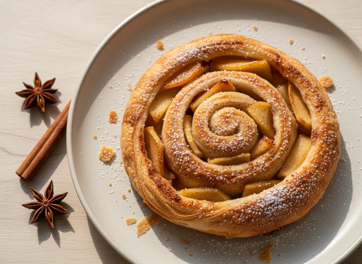 Apfel-Zimtschnecke photo