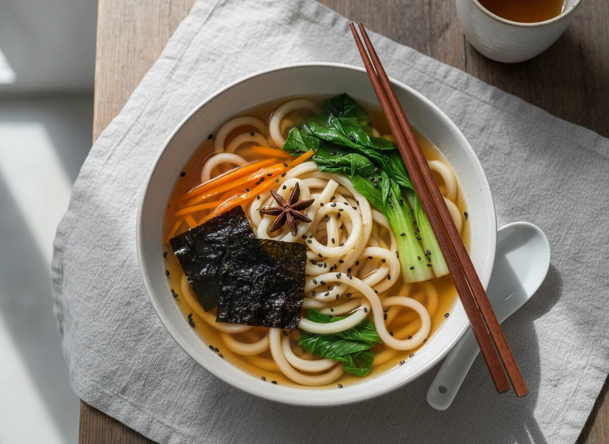 Asiatische Nudelsuppe photo