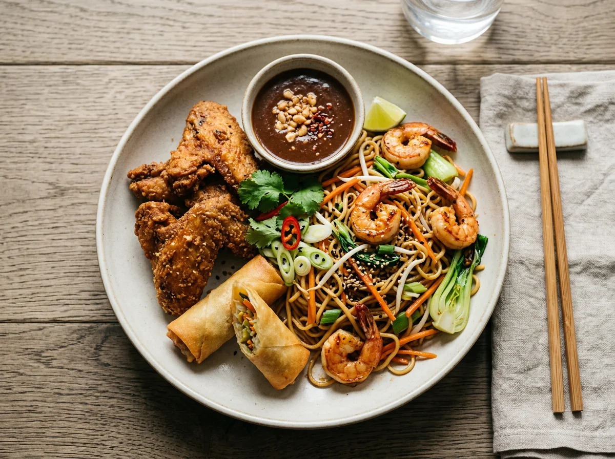 Asiatische Platte photo