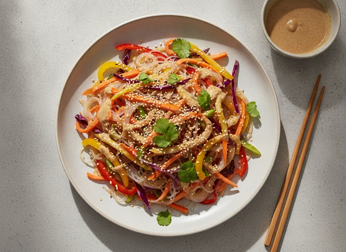 Asiatischer Glasnudelsalat photo