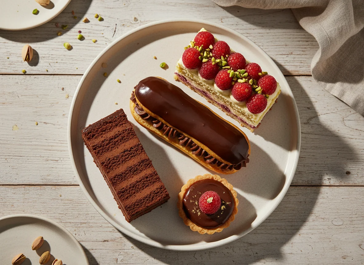 Auswahl an Gebäck photo