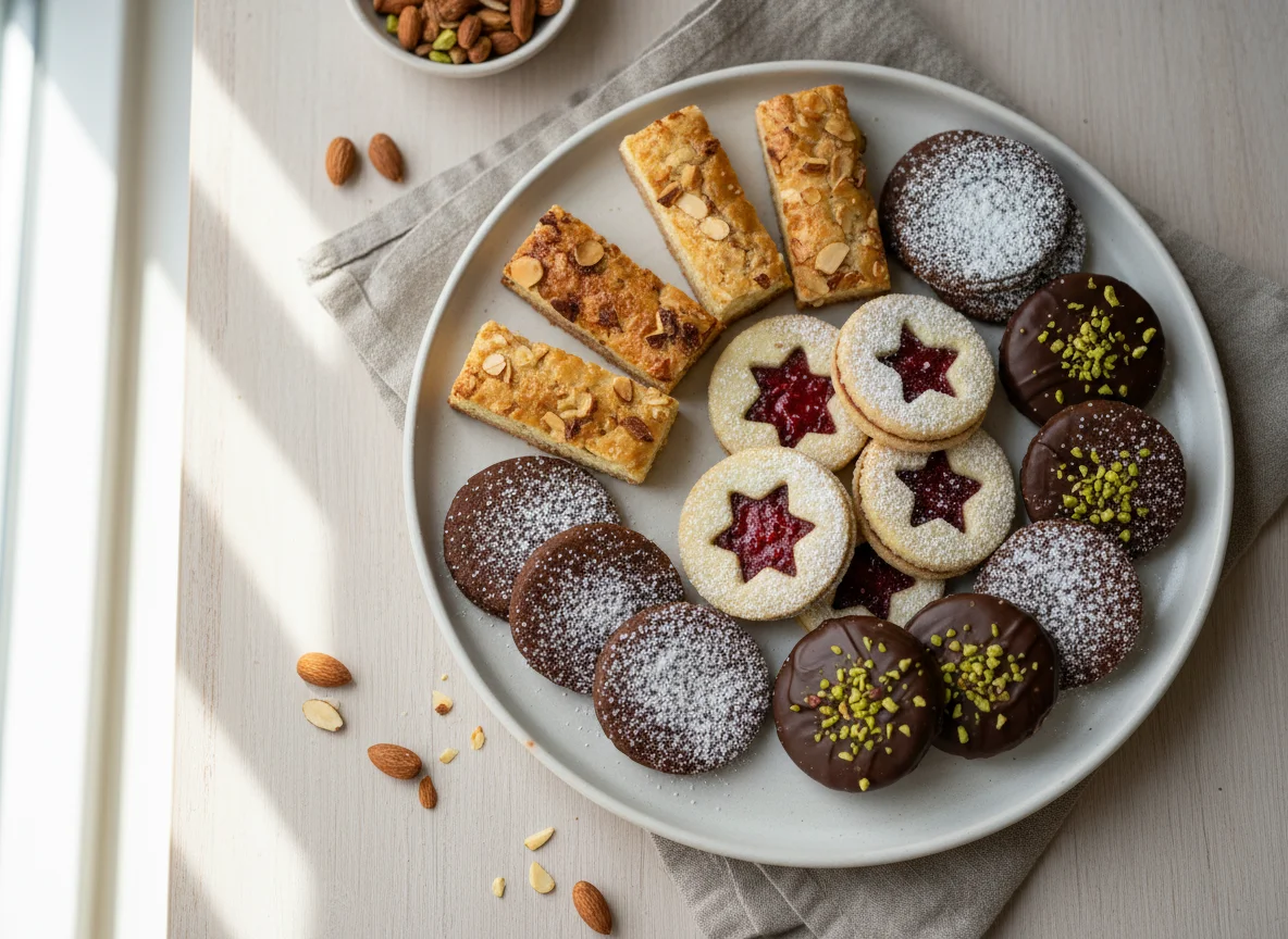 Auswahl an Plätzchen photo