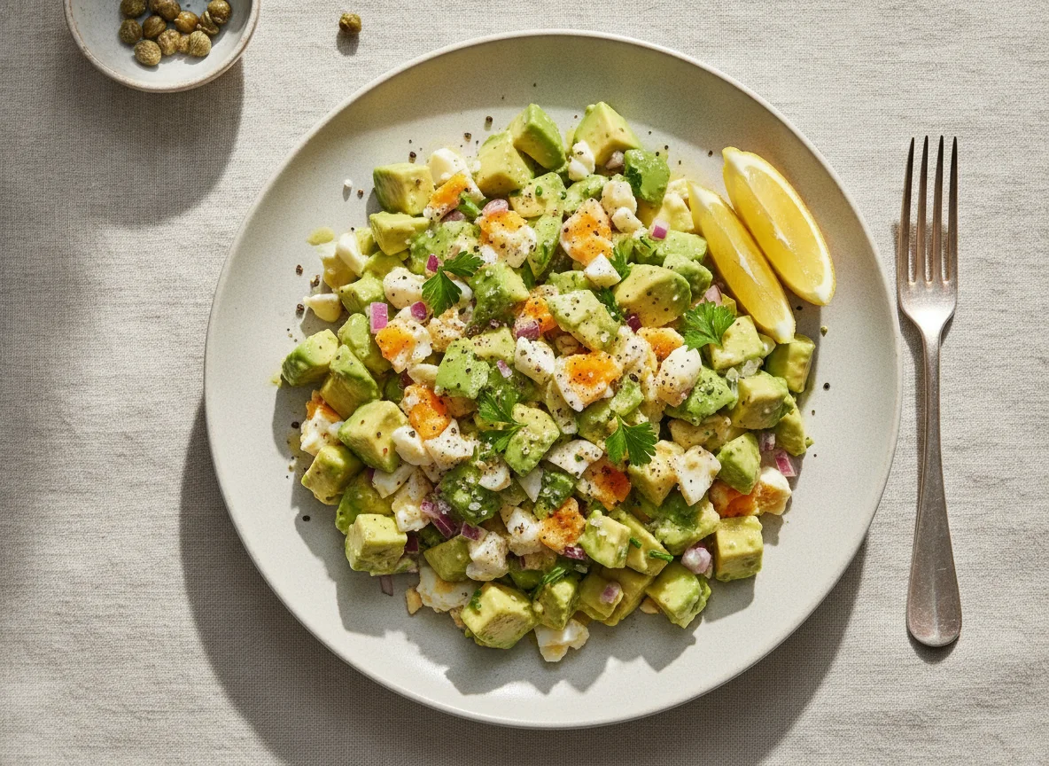 Avocado-Ei-Salat photo