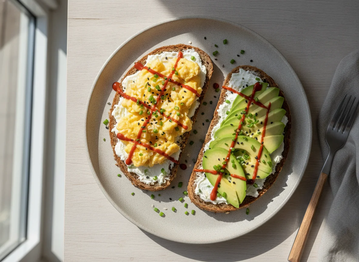 Avocado-Ei-Vollkornbrot photo