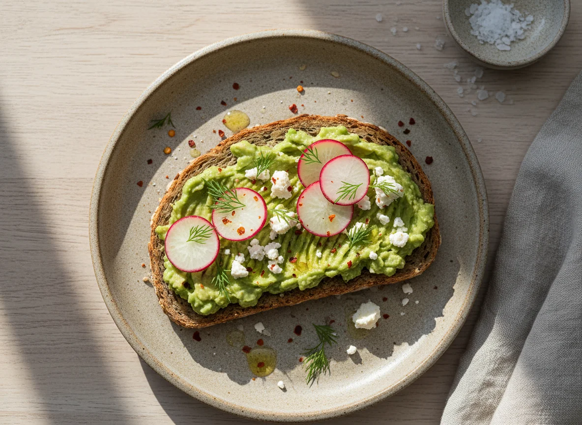 Avocado-Feta-Brot photo