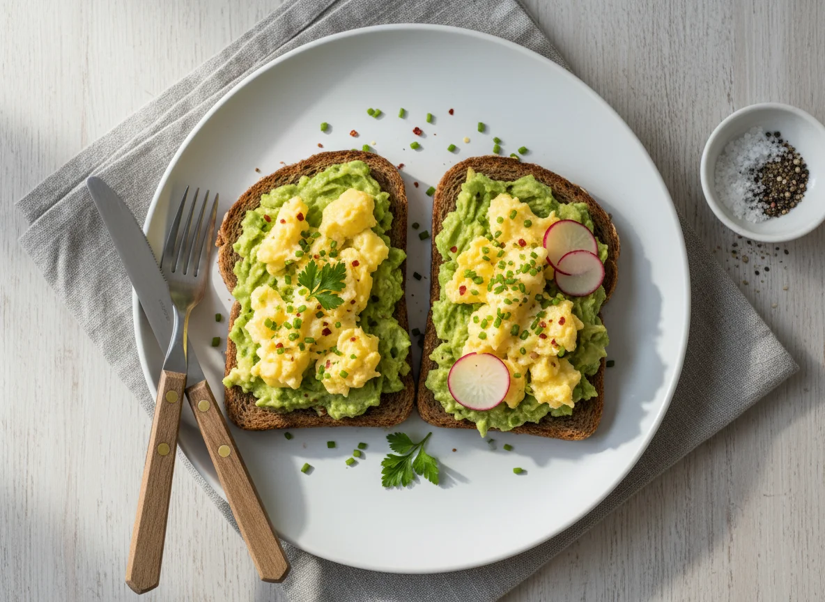 Avocado-Rührei-Toast photo