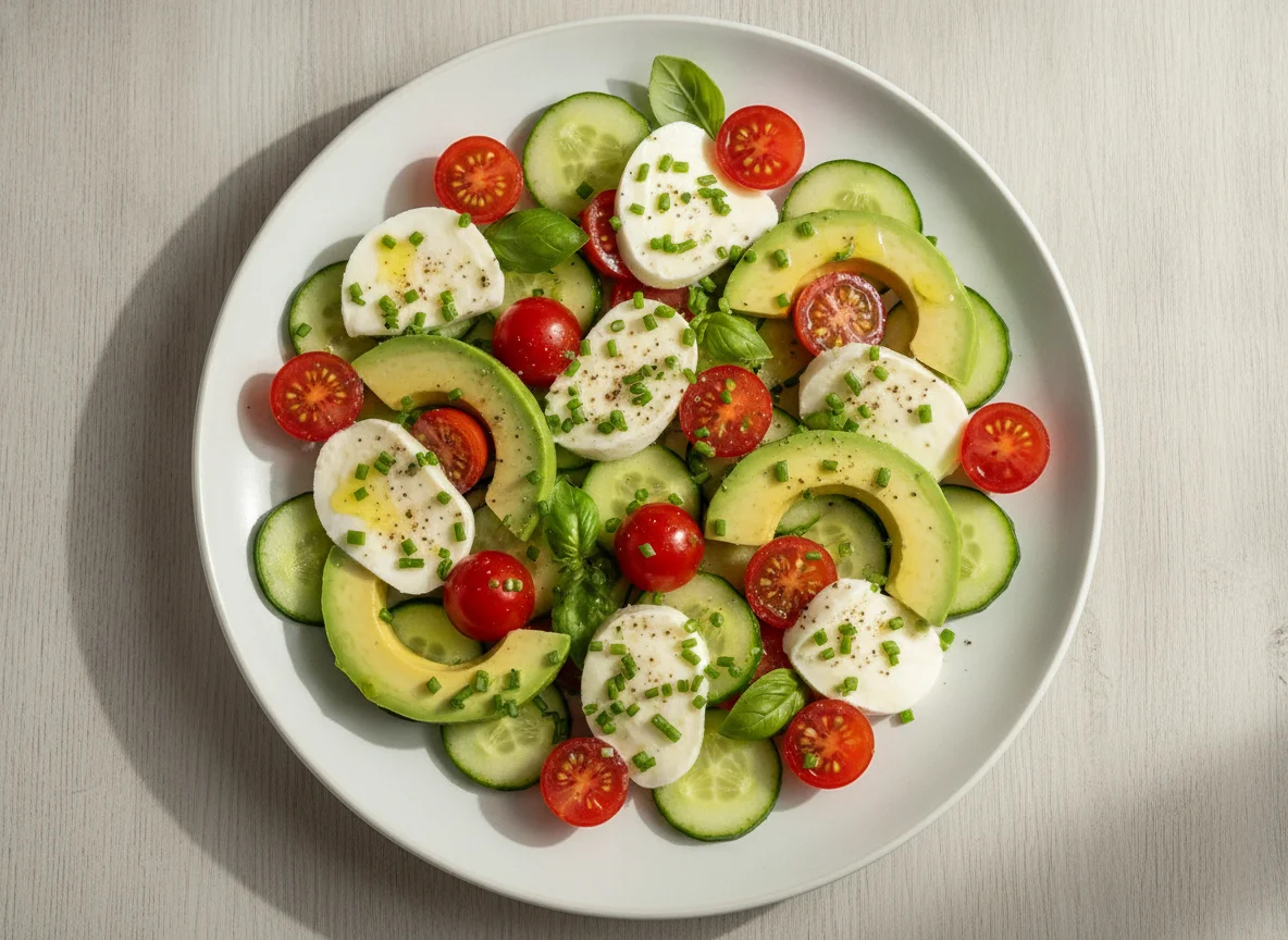 Avocado-Tomaten-Mozzarella-Salat photo
