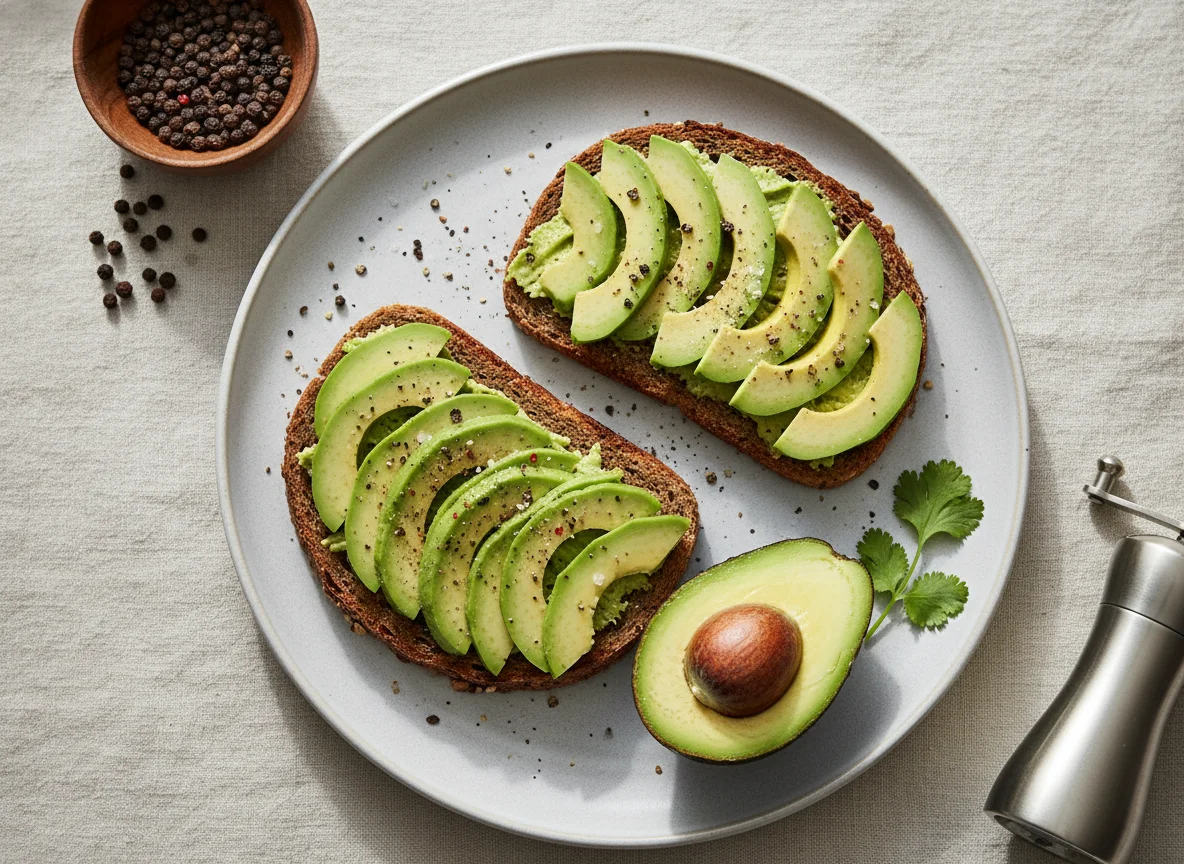 Avocado-Vollkornbrot photo