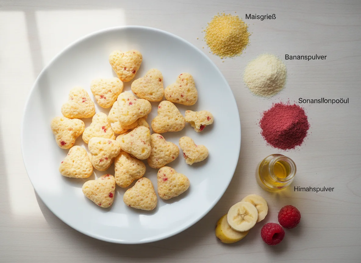 babylove Bio Knusperherzen Himbeer-Banane photo
