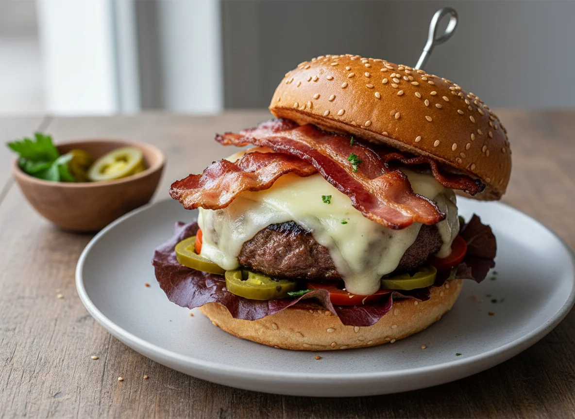 Bacon Jalapeño Burger photo