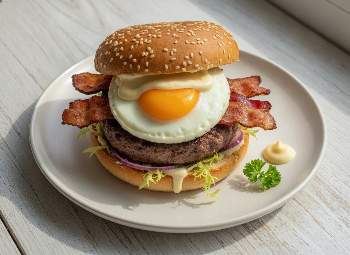 Bacon-Ei-Burger photo