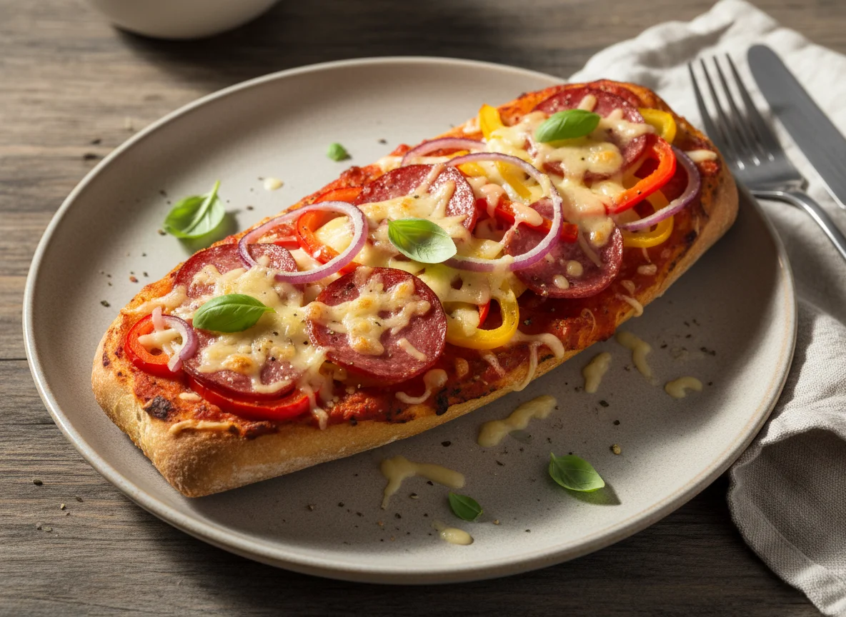 Baguette-Pizza photo