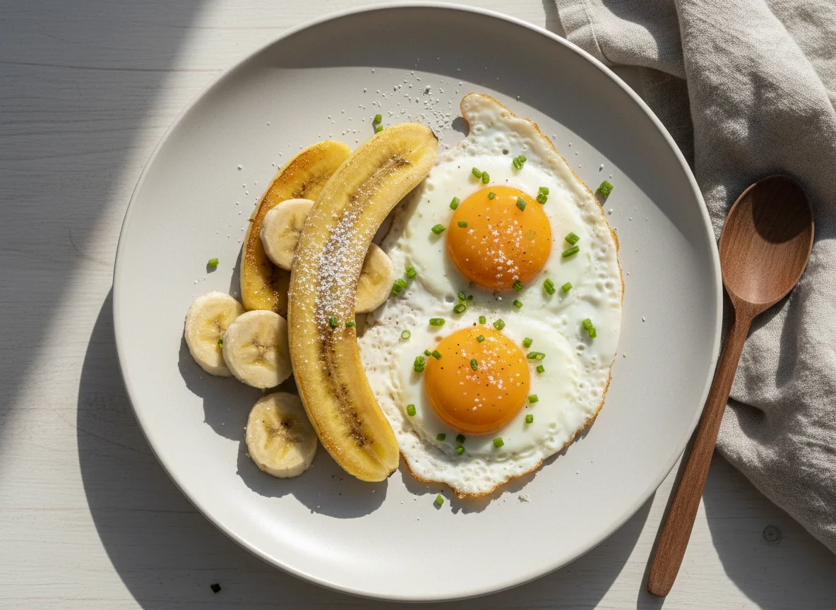 Banane und Eier photo