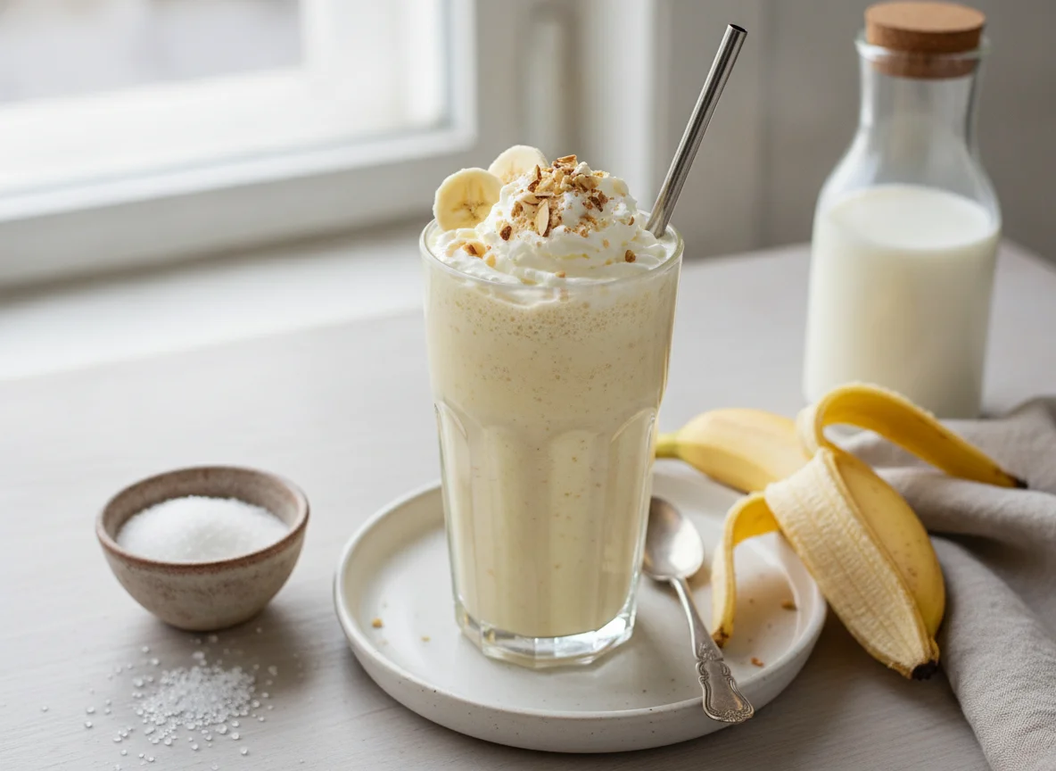 Bananen-Milchshake photo