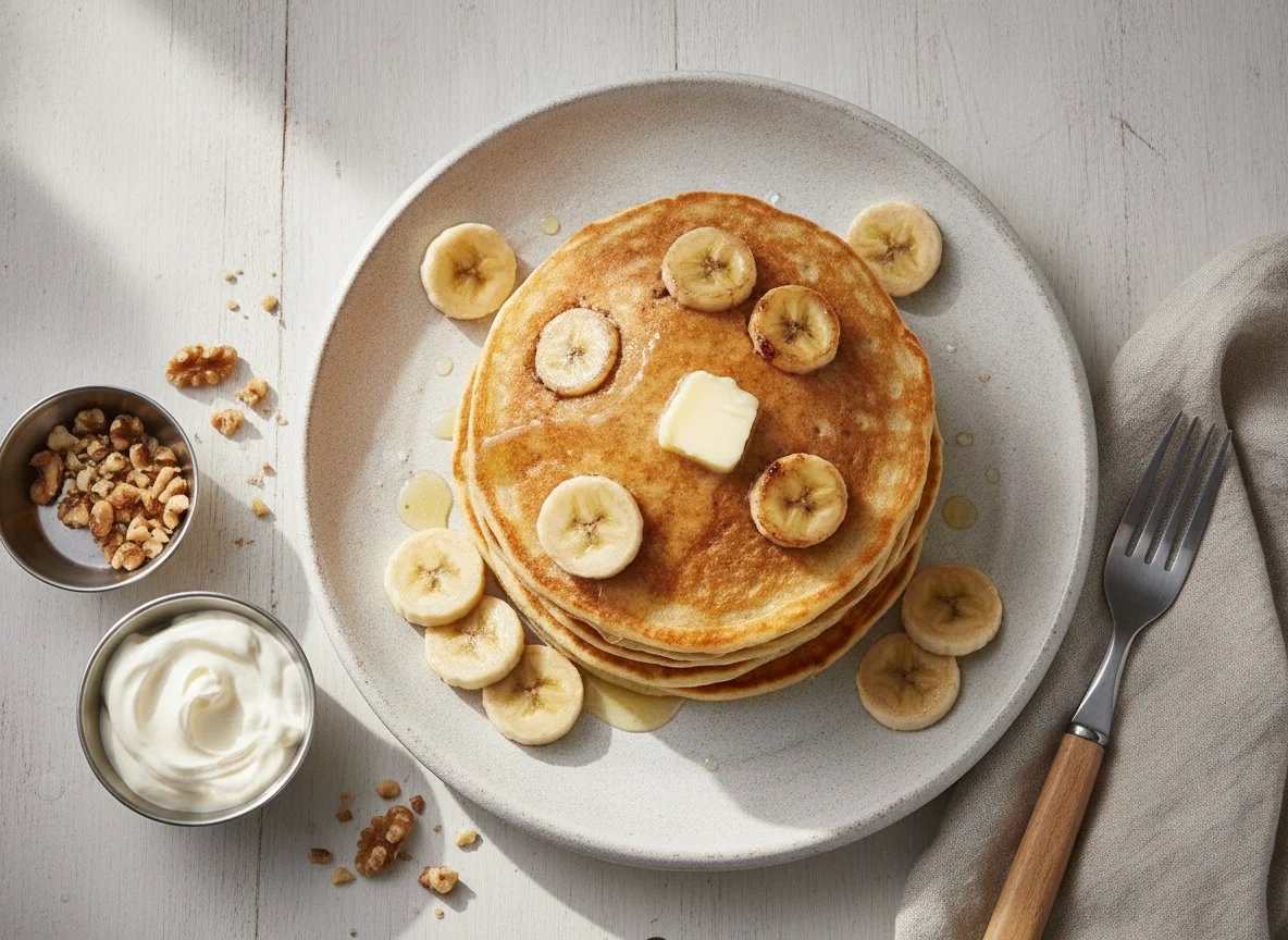 Bananen-Pfannkuchen photo