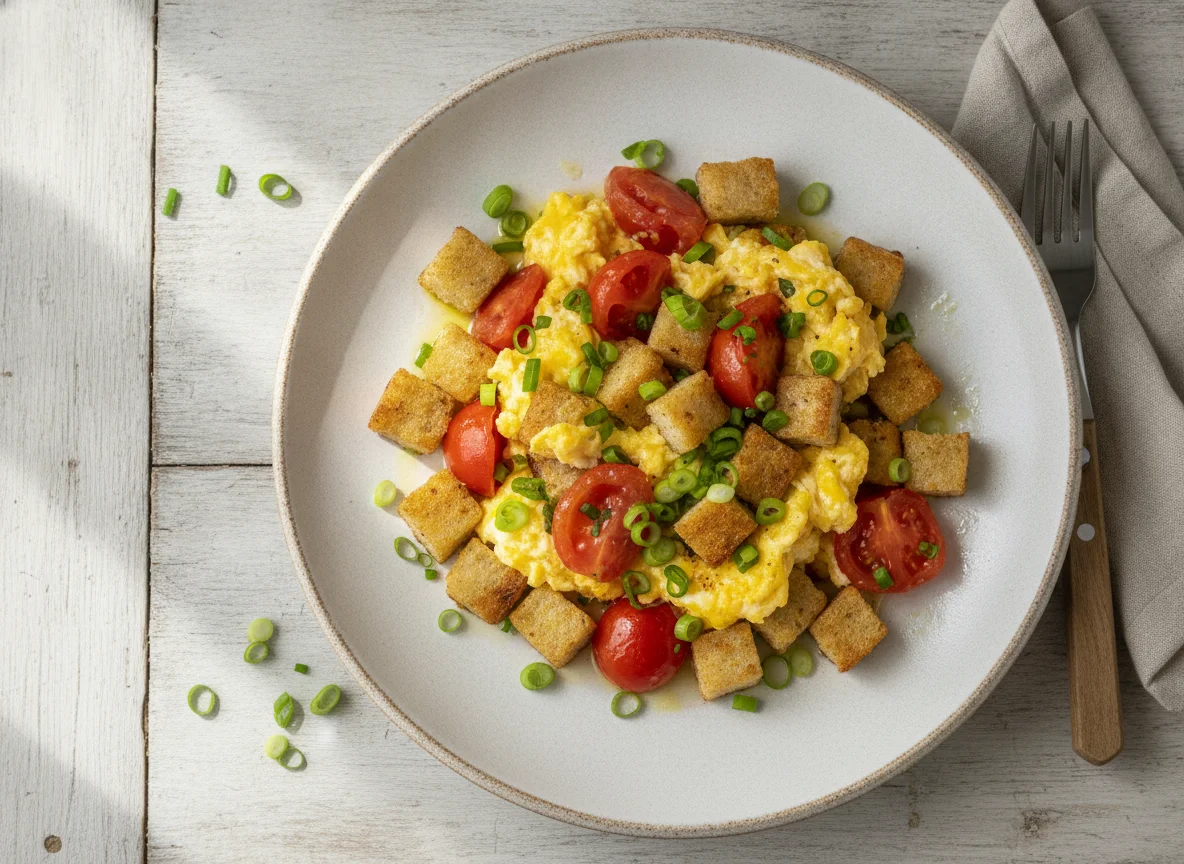 Bauernfrühstück mit Tomaten photo