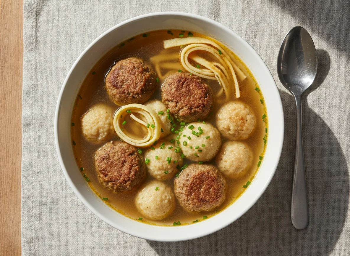 Bayerische Hochzeitssuppe photo
