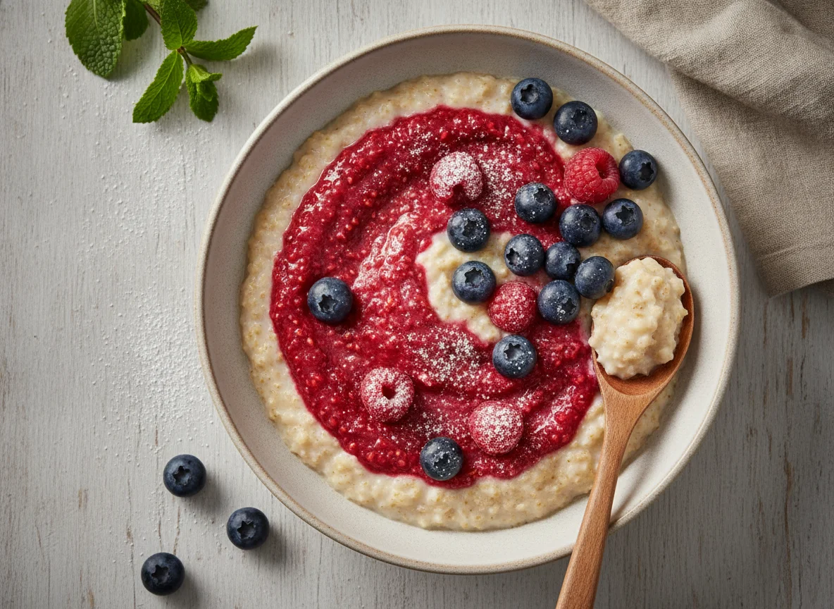 Beeren-Haferbrei (Porridge) photo