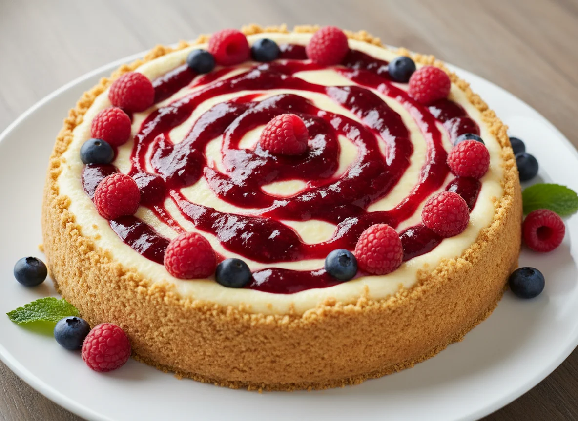 Beeren-Käsekuchen photo