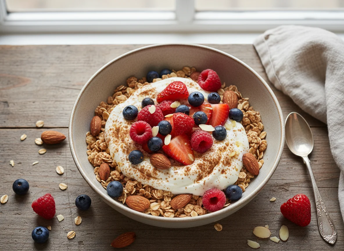 Beeren-Mandel-Müsli photo