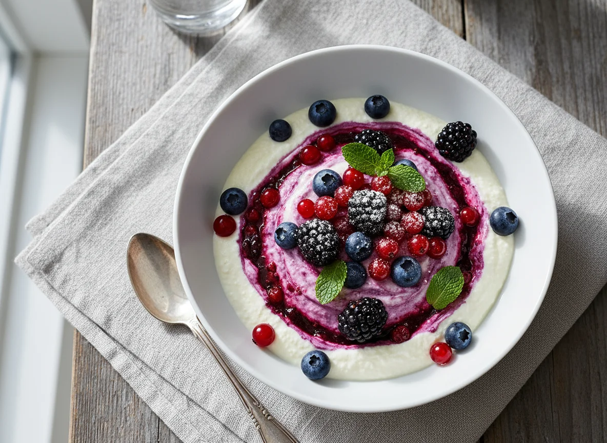 Beeren-Quark-Dessert photo