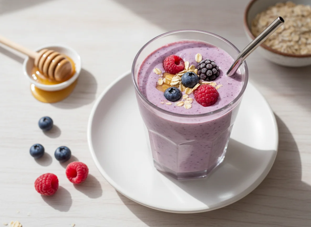 Beeren-Quark-Smoothie photo