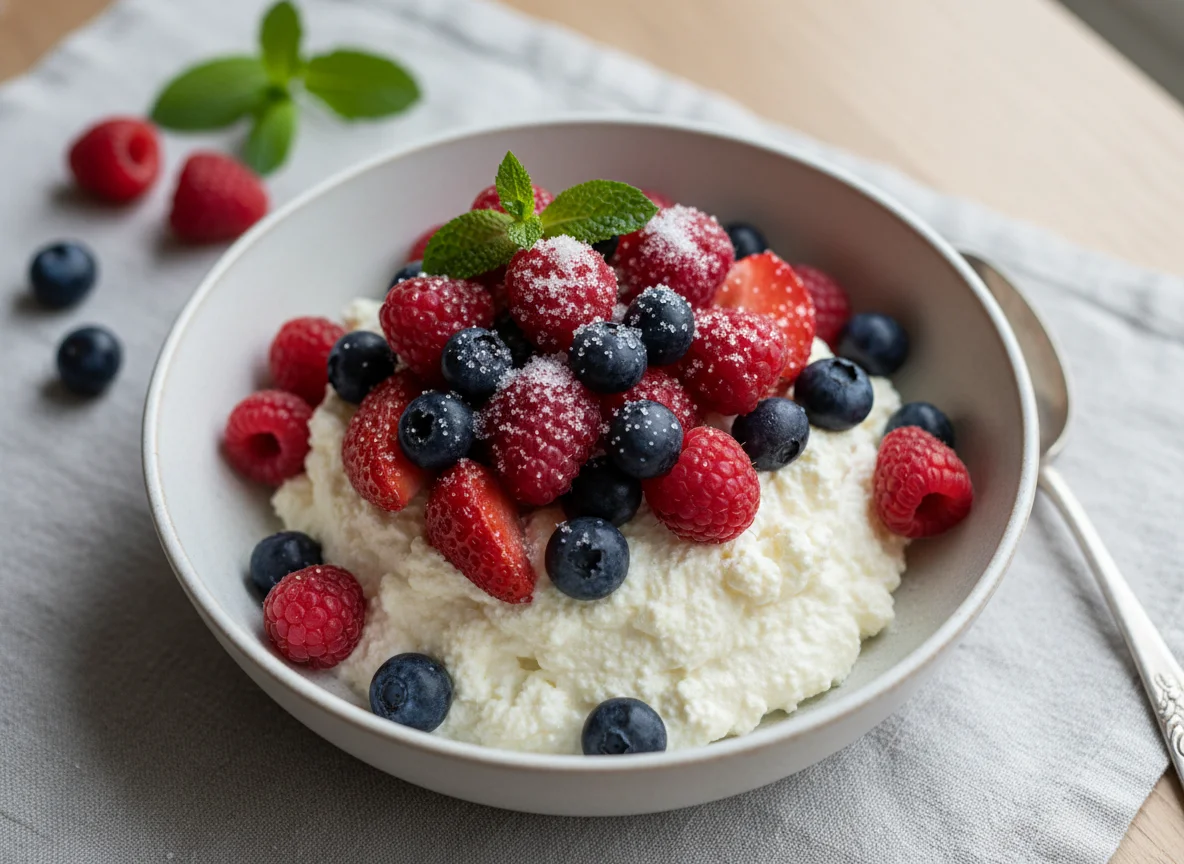 Beeren-Topfen-Creme photo