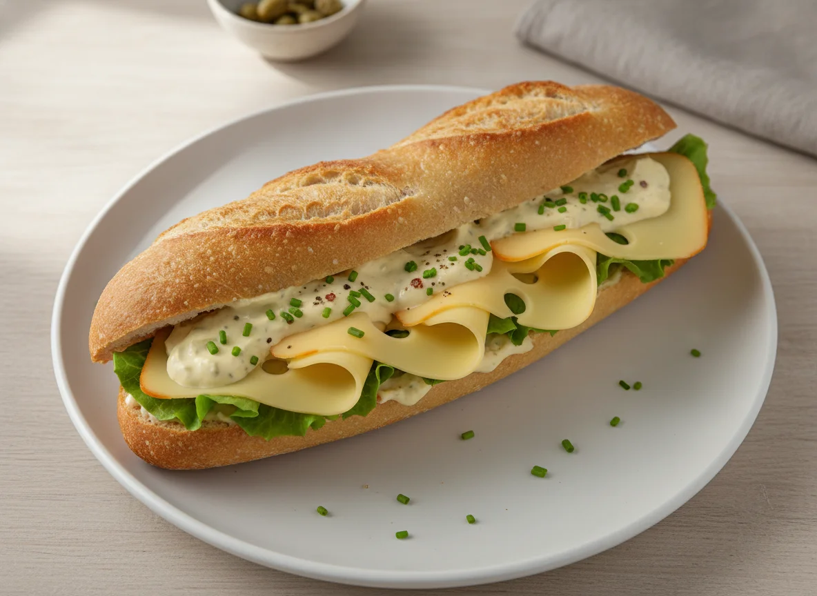 Belegtes Baguette photo