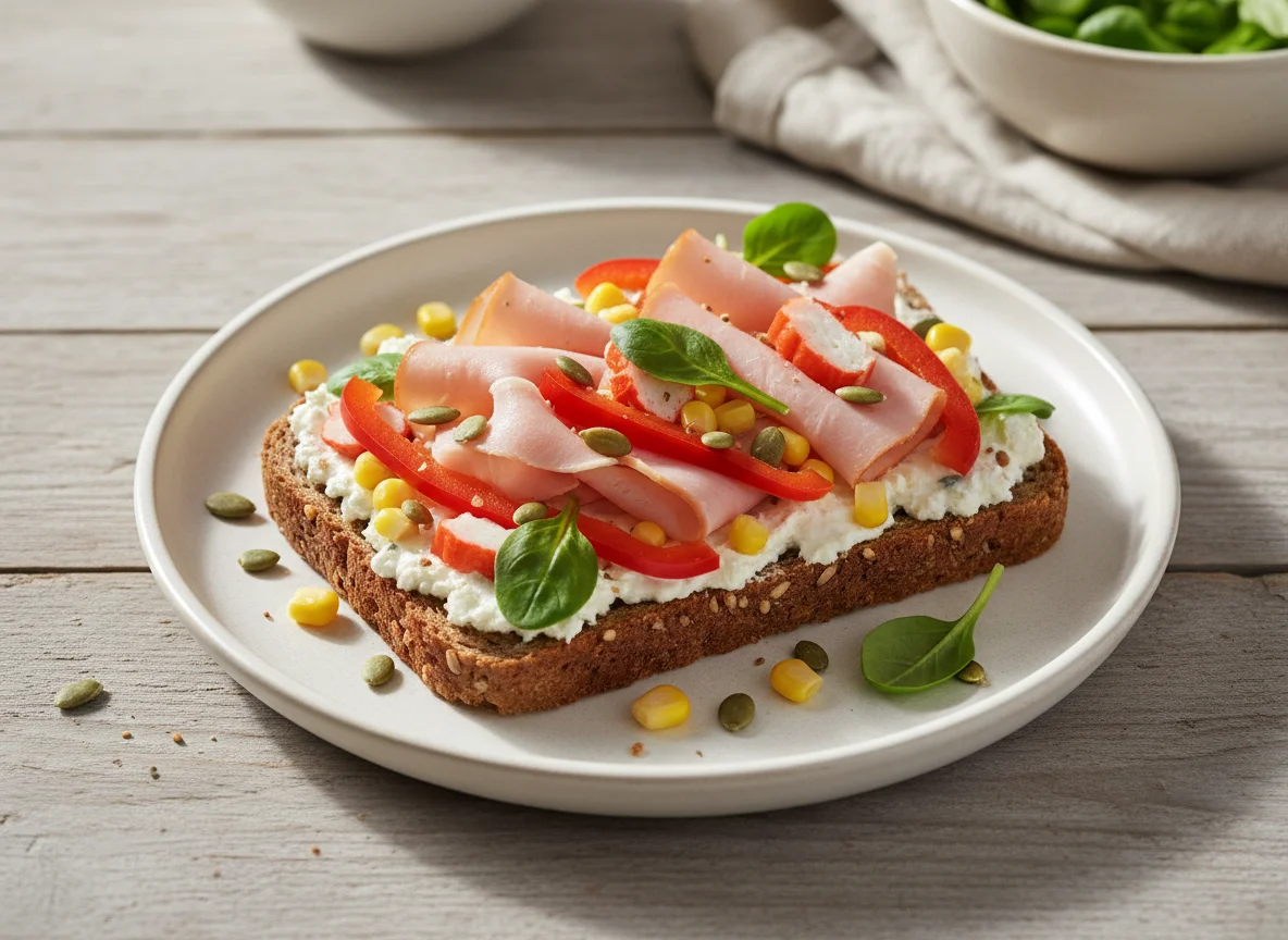 Belegtes Vollkornbrot photo