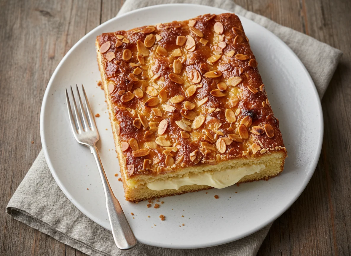 Bienenstich oder Mandelkuchen photo