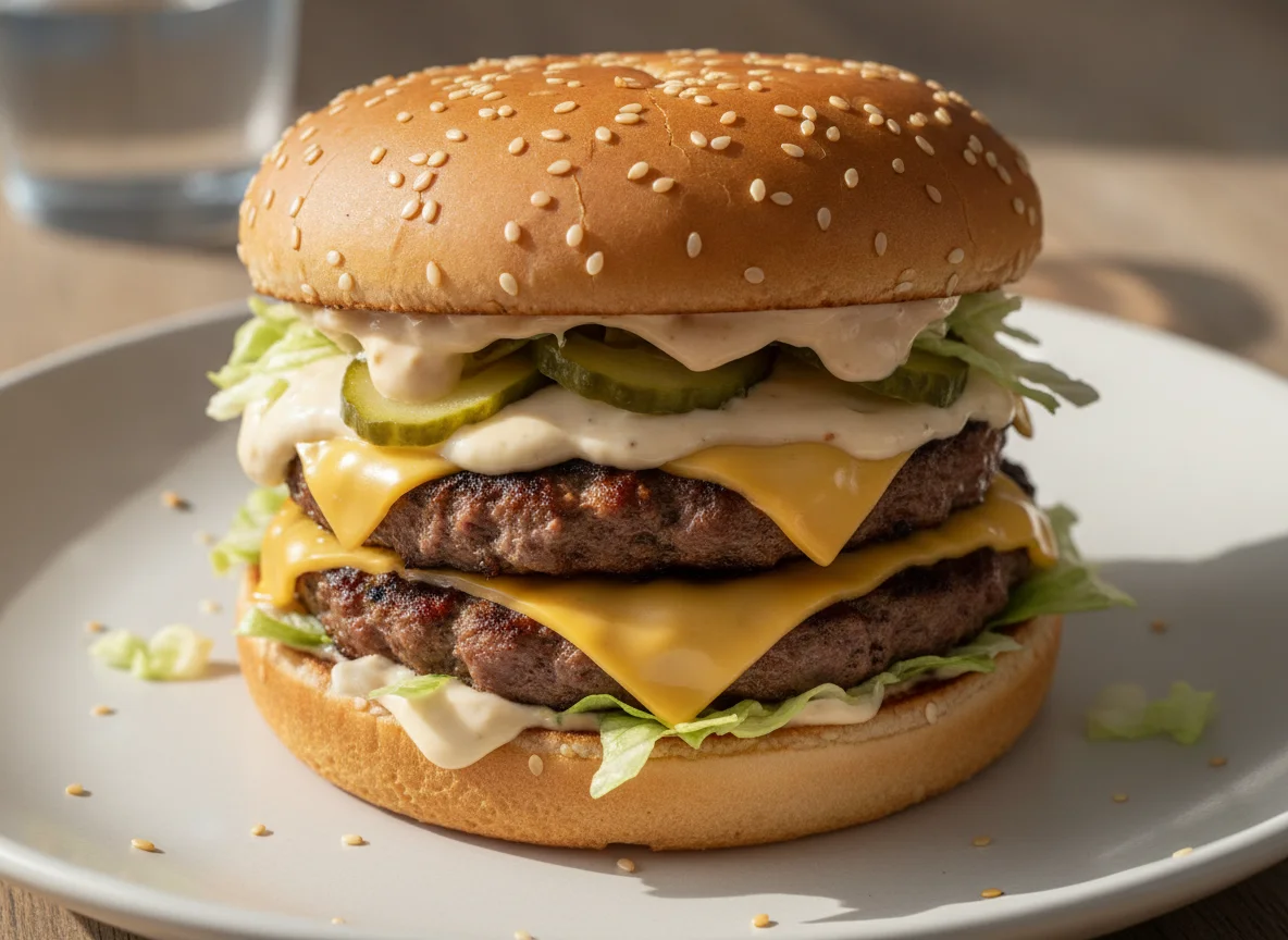 Big Mac Style Burger photo
