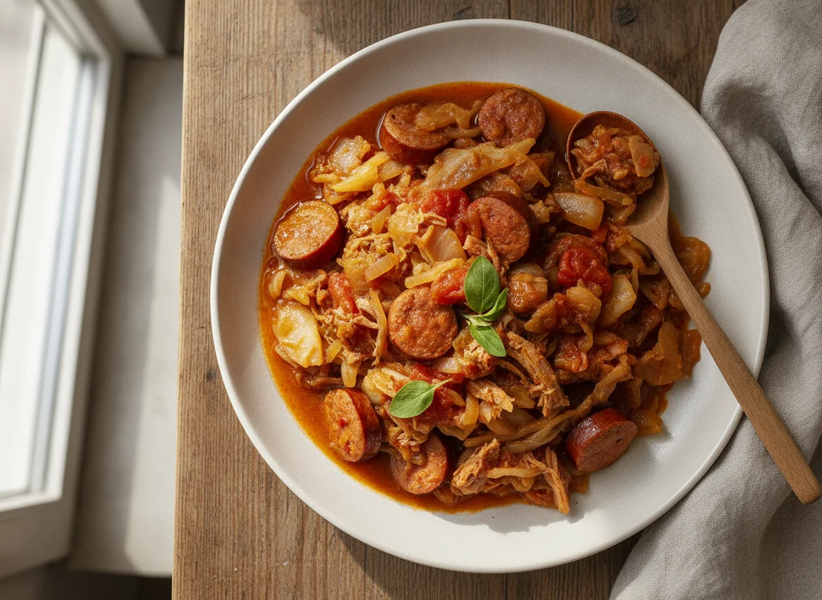 Bigos (Krauteintopf mit Wurst) photo