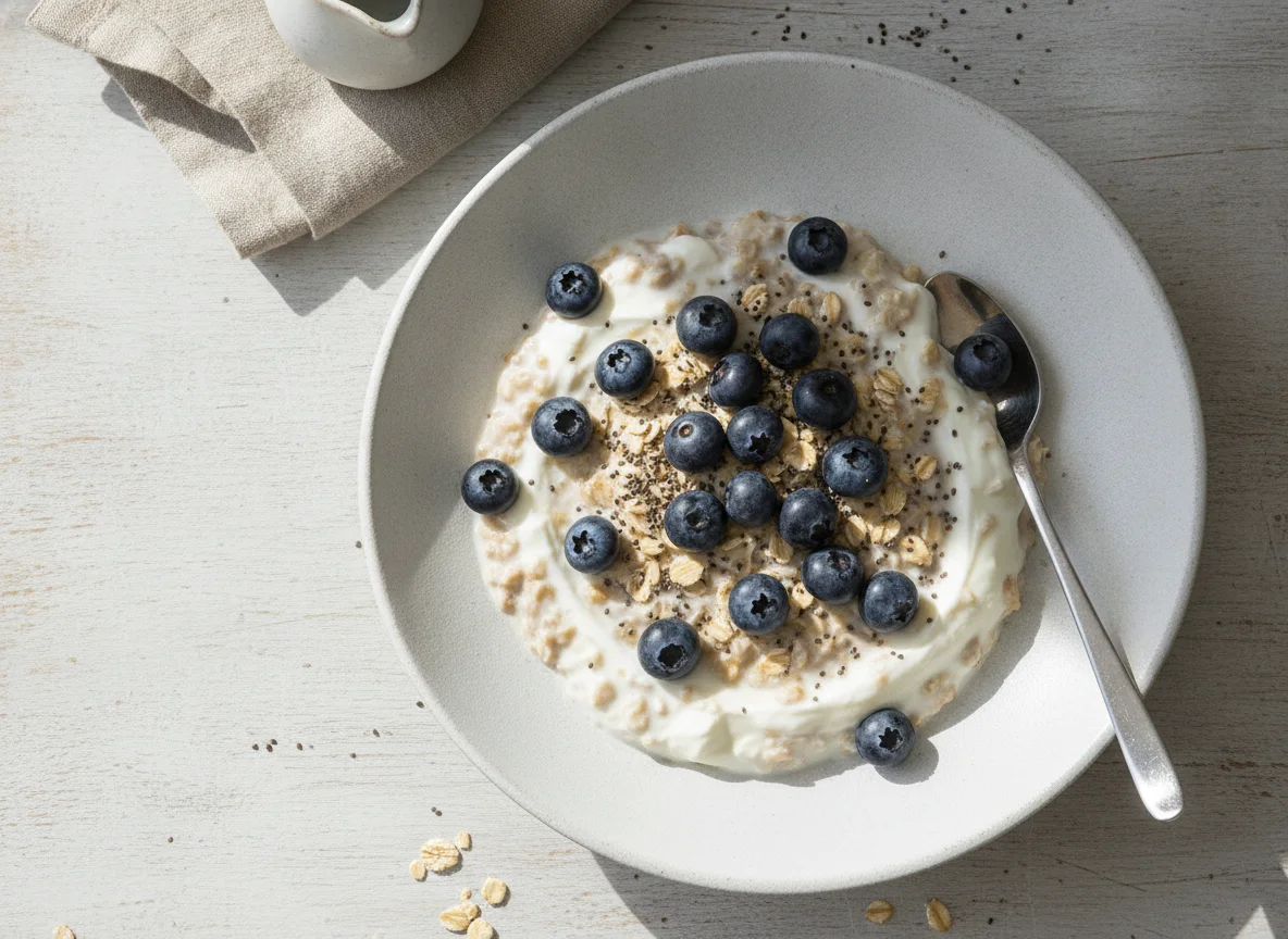 Birchermüesli mit Chiasamen photo