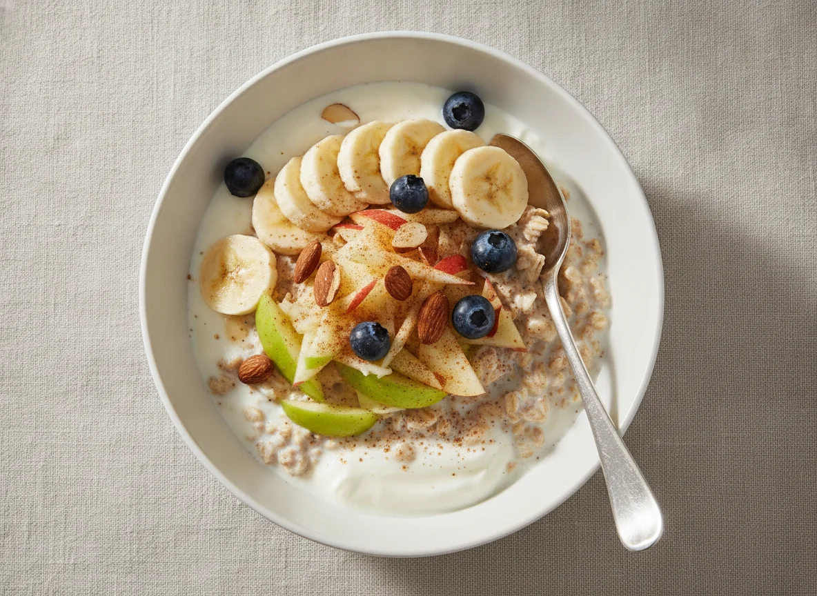 Birchermüesli mit Joghurt photo