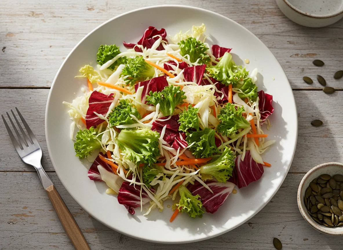 Blattsalat-Rohkost-Mix photo