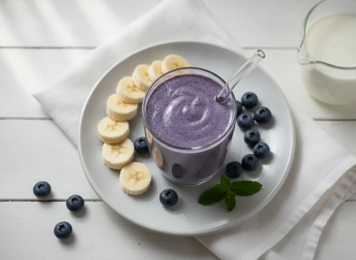 Blaubeer-Smoothie photo