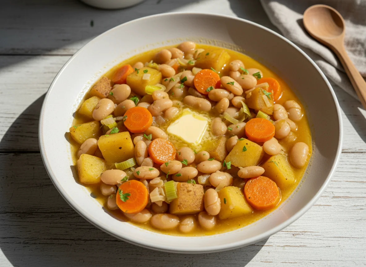 Bohneneintopf mit Gemüse photo