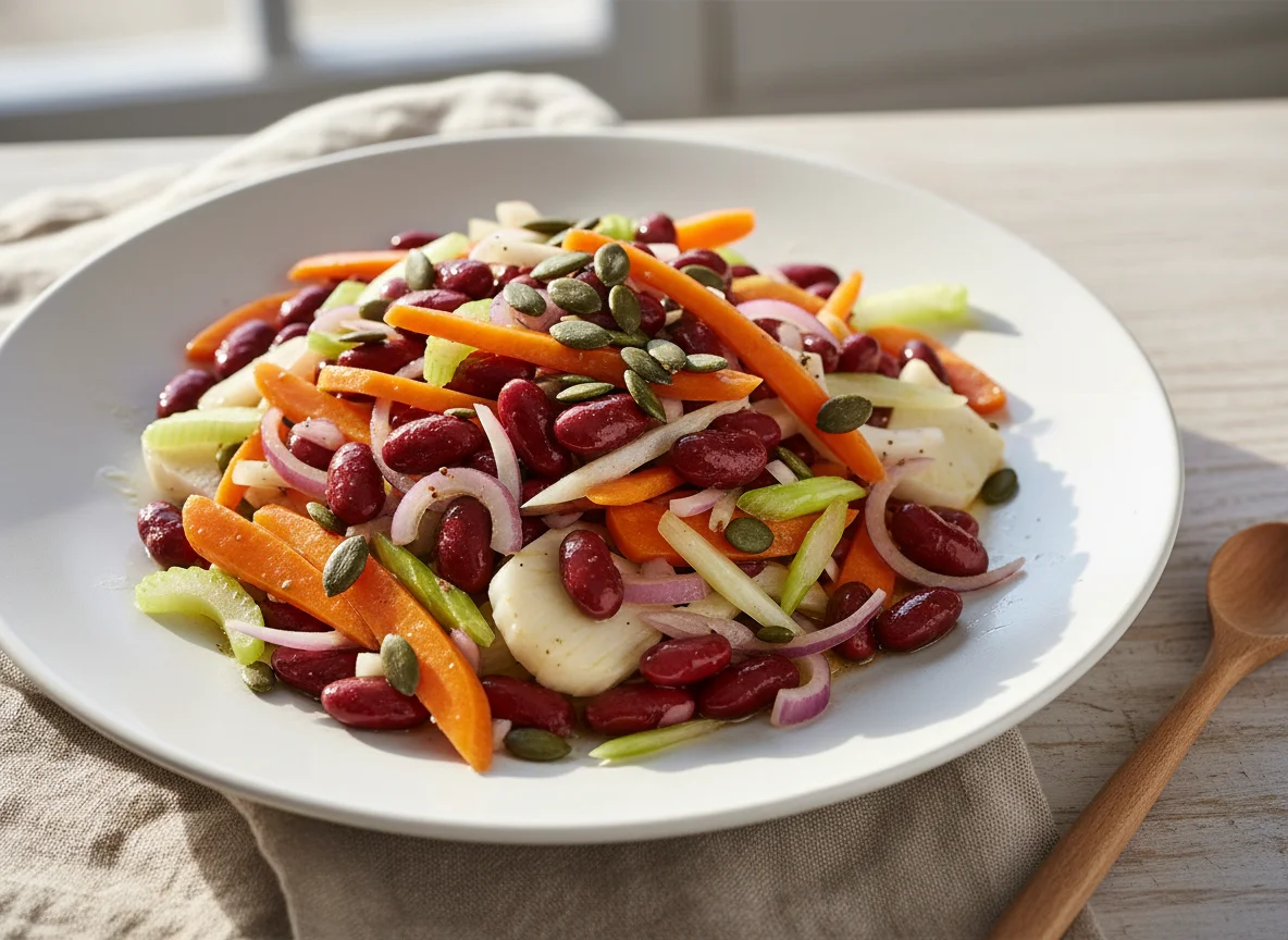 Bohnen-Karotten-Salat photo