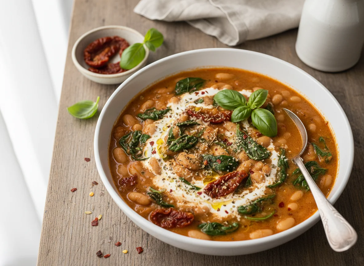 Bohnen-Spinat-Eintopf photo