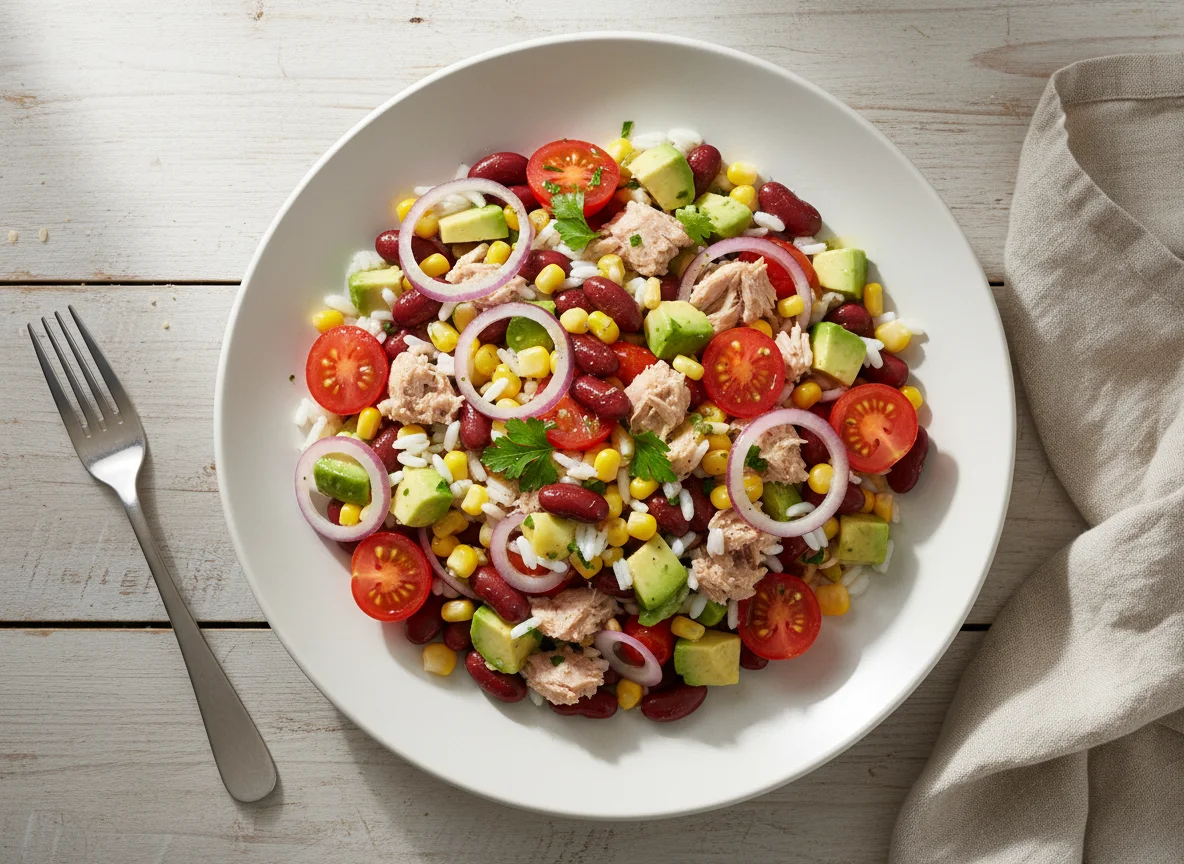 Bohnen-Thunfisch-Salat photo