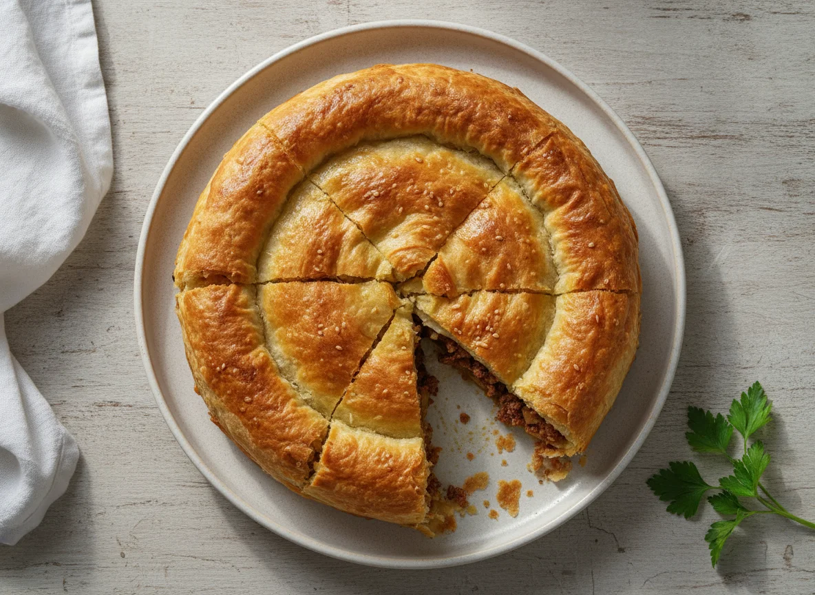 Börek mit Hackfleisch photo