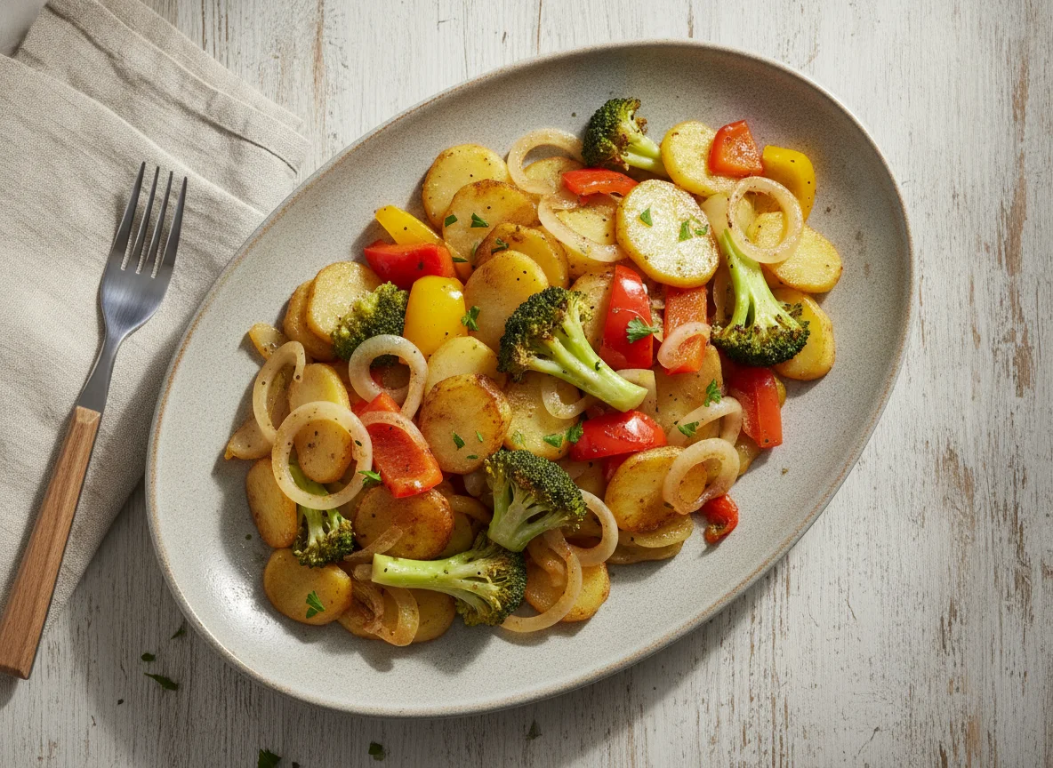 Bratkartoffel-Gemüse-Pfanne photo
