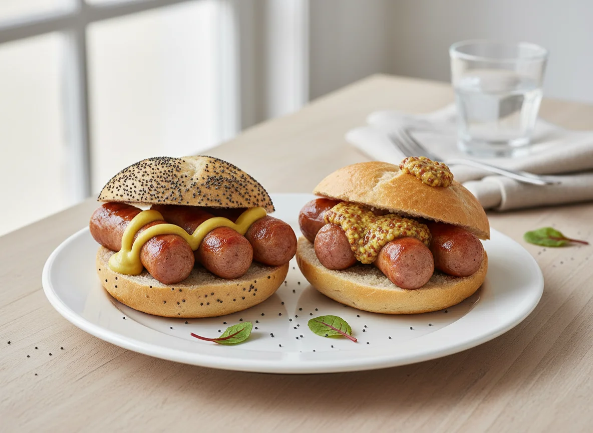 Bratwurstbrötchen photo