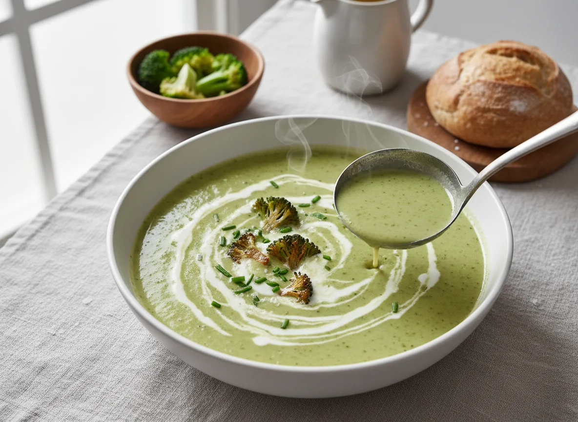 Brokkolicremesuppe photo