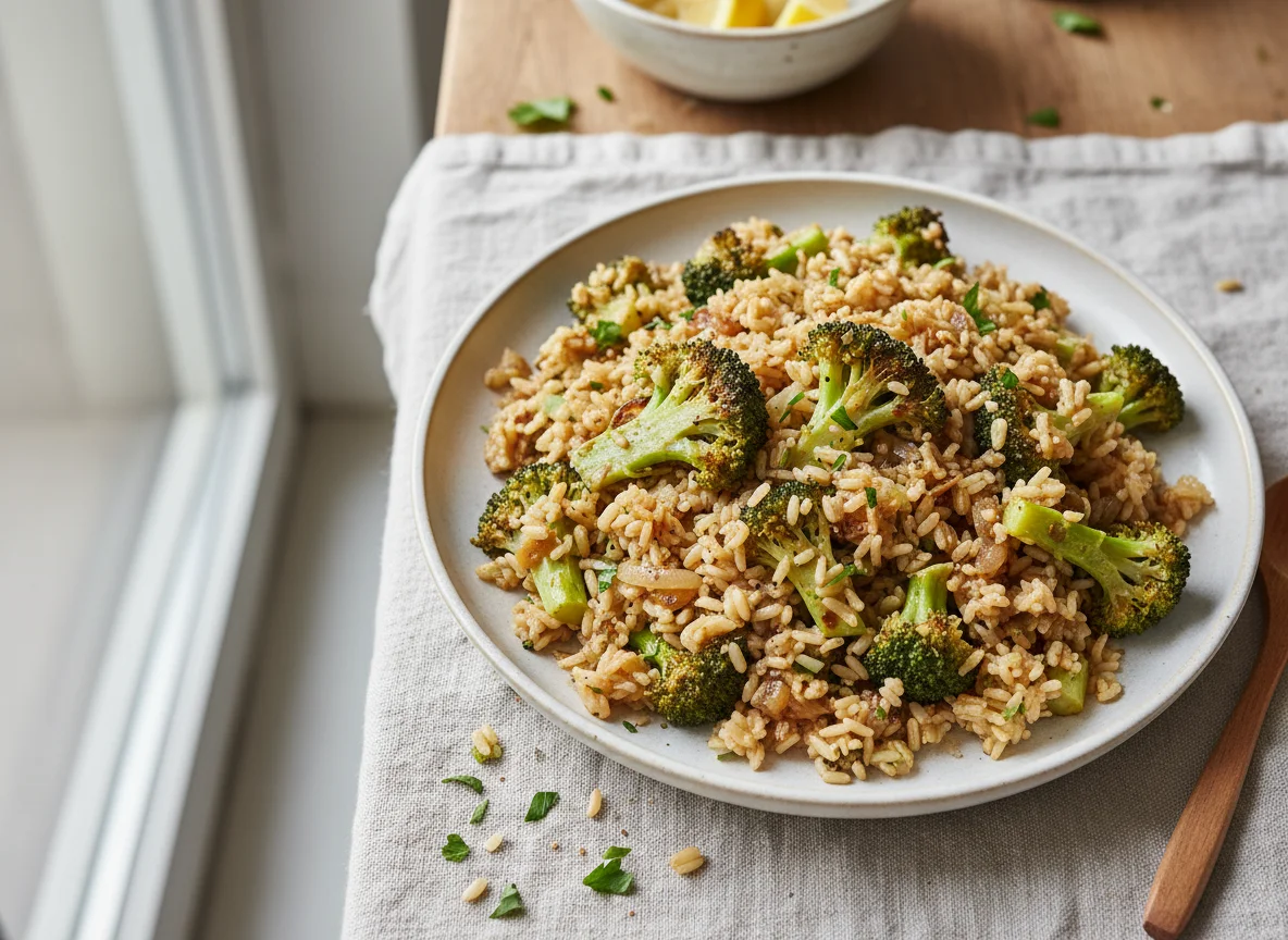 Brokkoli-Reis-Pfanne photo