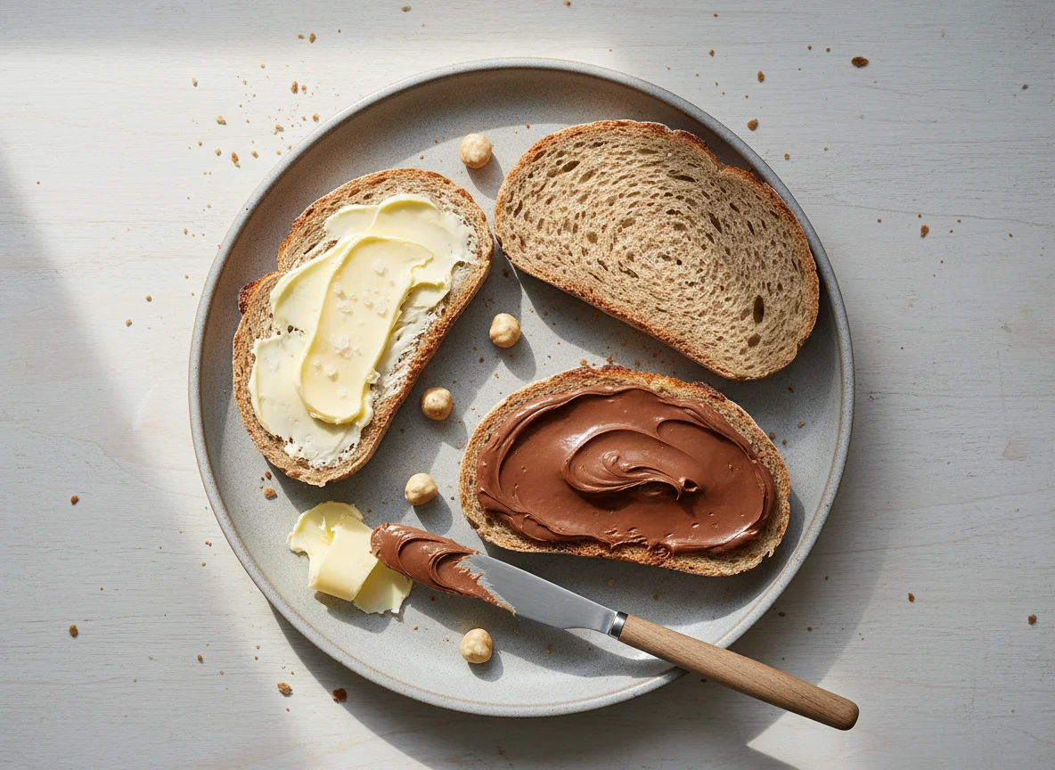 Brot mit Aufstrich photo