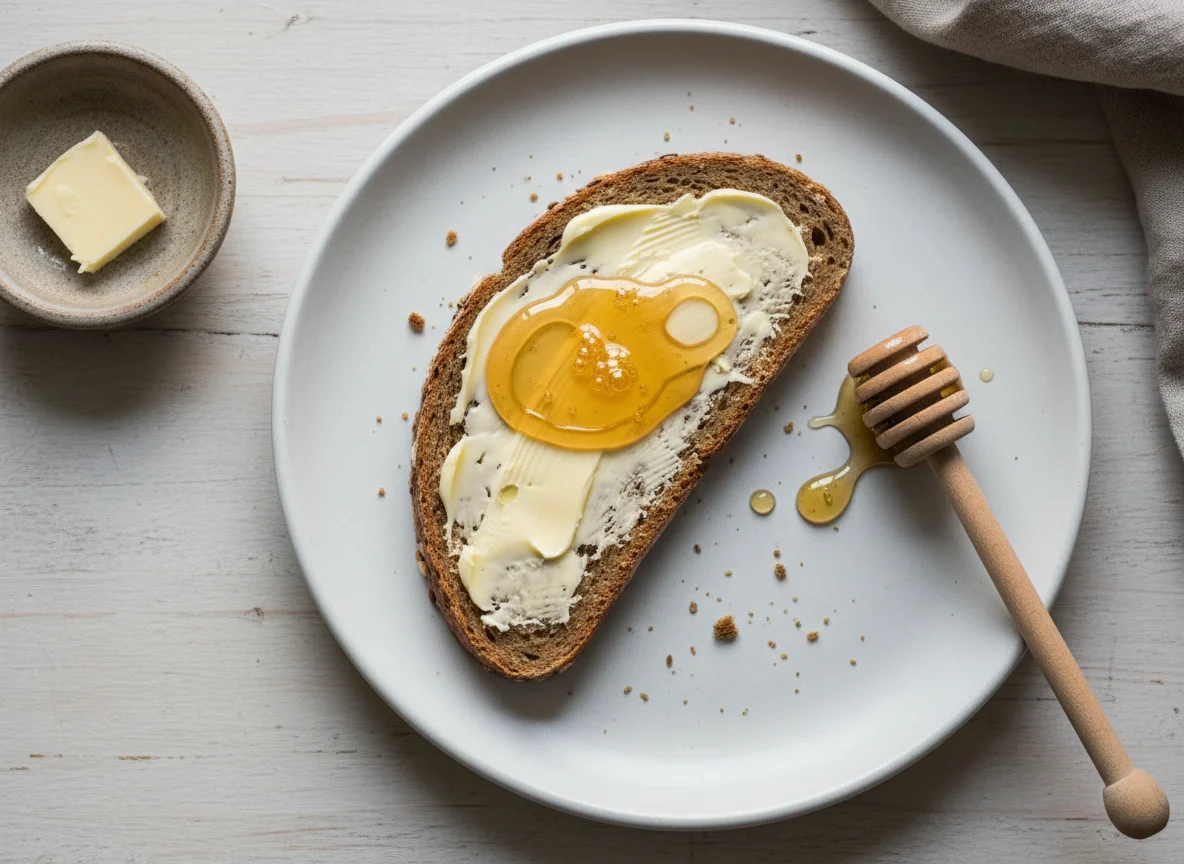 Brot mit Honig photo